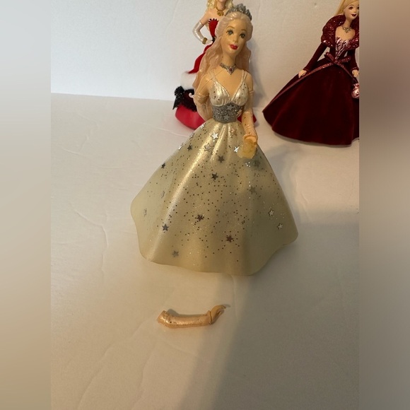 Collection Of Barbie Holiday Tree Ornaments Lot Of 11 Various Years No Boxes - Picture 2 of 12